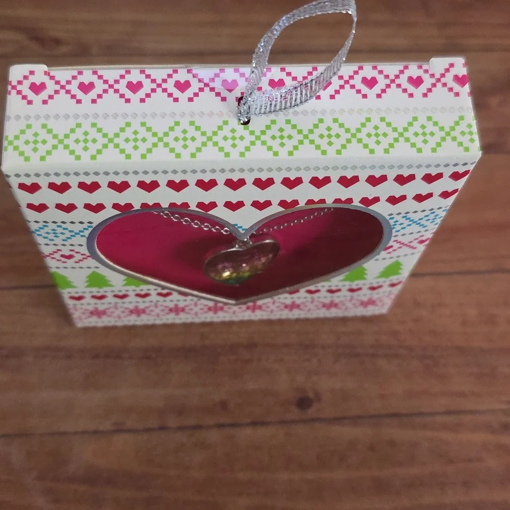Heart Necklace and Earring Set 18
